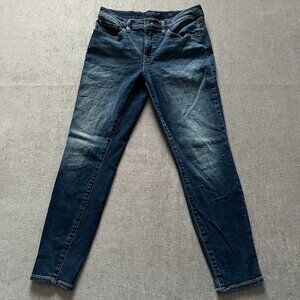 Lucky Brand Mid Rise Skinny Ava Jeans Women 4/27 Blue Denim Ankle Casual Stretch